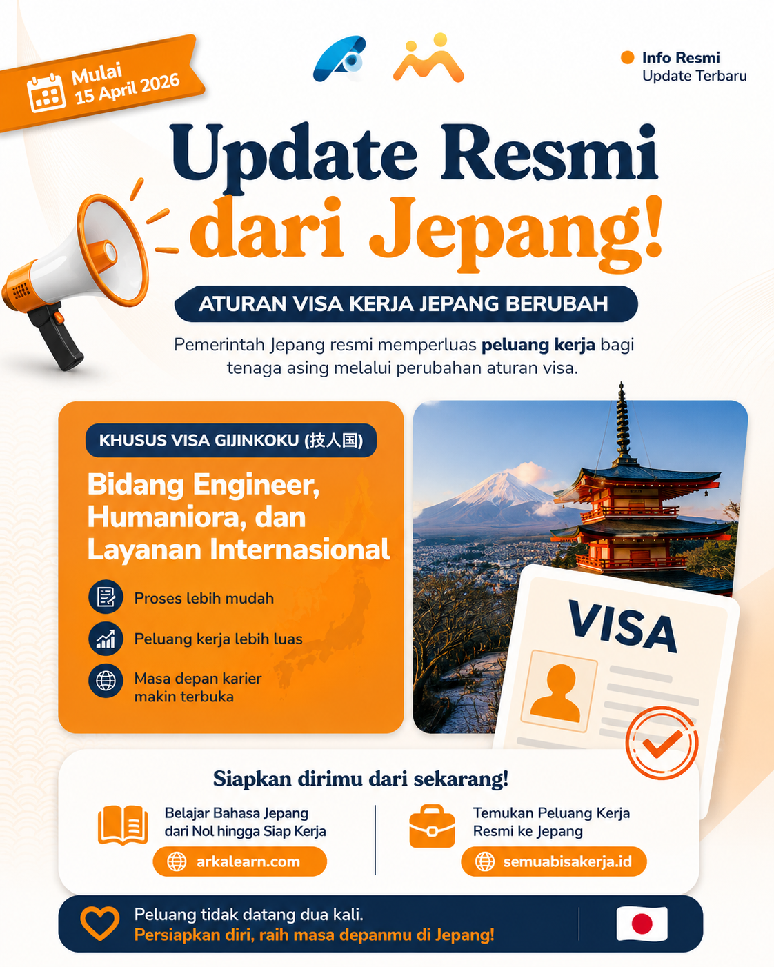 Update Resmi Visa Kerja Jepang 2026 Aturan Baru Visa Gijinkoku untuk Pekerja Asing